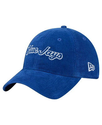 New Era Women's Royal Toronto Blue Jays Corduroy 9TWENTY Adjustable Hat