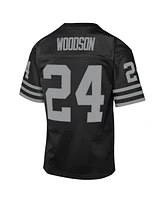Mitchell & Ness Big Boys and Girls Charles Woodson Black Las Vegas Raiders 1998 Throwback Fashion Jersey