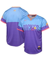 Nike Big Boys and Girls Purple/Light Blue Colorado Rockies 2025 City Connect Limited Jersey