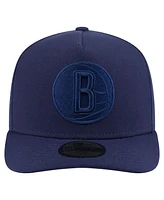 New Era Men's Navy Brooklyn Nets Colorpack A-Frame Pinch Front 59FIFTY Fitted Hat