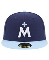 New Era Men's Navy/Light Blue Minnesota Twins Color Pack 2-Tone 59FIFTY Fitted Hat