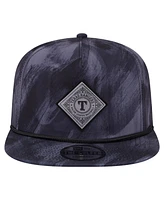 New Era Men's Navy Texas Rangers Printed Golfer Snapback Hat