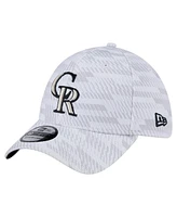 New Era Men's White Colorado Rockies Graded 39THIRTY Flex Hat