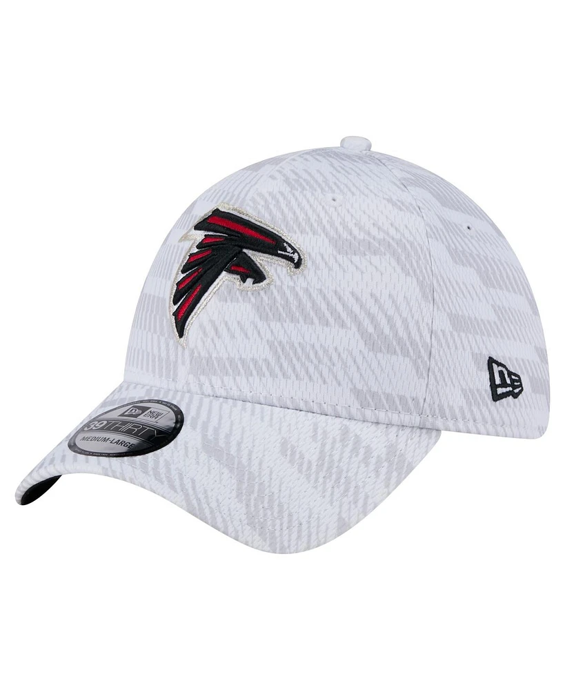 New Era Men's White Atlanta Falcons Gameday Graded 39THIRTY Flex Hat