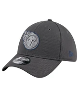 New Era Men's Graphite Tennessee Titans Main 39THIRTY Flex Hat
