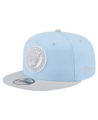 New Era Men's Light Blue Philadelphia Union Color Pack Two-Tone 9FIFTY Snapback Hat