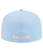 New Era Men's Light Blue/Gray Looney Tunes Two-Tone Color Pack 59FIFTY Fitted Hat