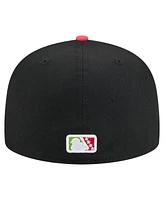 New Era Men's Black Lake County Captains Copa de la Diversion 59FIFTY Fitted Hat