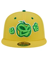 New Era Men's Yellow Fort Wayne TinCaps Copa de la Diversion 59FIFTY Fitted Hat