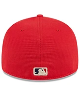 New Era Men's Red Texas Rangers City Connect Batting Practice Low Profile 59FIFTY Fitted Hat
