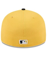 New Era Men's Yellow/Black Minnesota Twins City Connect Batting Practice Low Profile 59FIFTY Fitted Hat