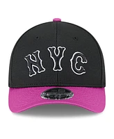 New Era Men's Charcoal/Purple New York Mets City Connect Batting Practice 9FORTY M-Crown Adjustable Hat