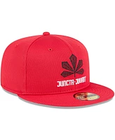 New Era Men's Red Cincinnati Reds City Connect Batting Practice 59FIFTY Fitted Hat