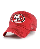 '47 Brand Men's Scarlet San Francisco 49ers Fiji Clean Up Adjustable Hat