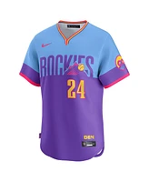 Nike Men's Ryan McMahon Purple/Light Blue Colorado Rockies 2025 City Connect Limited Player Jersey