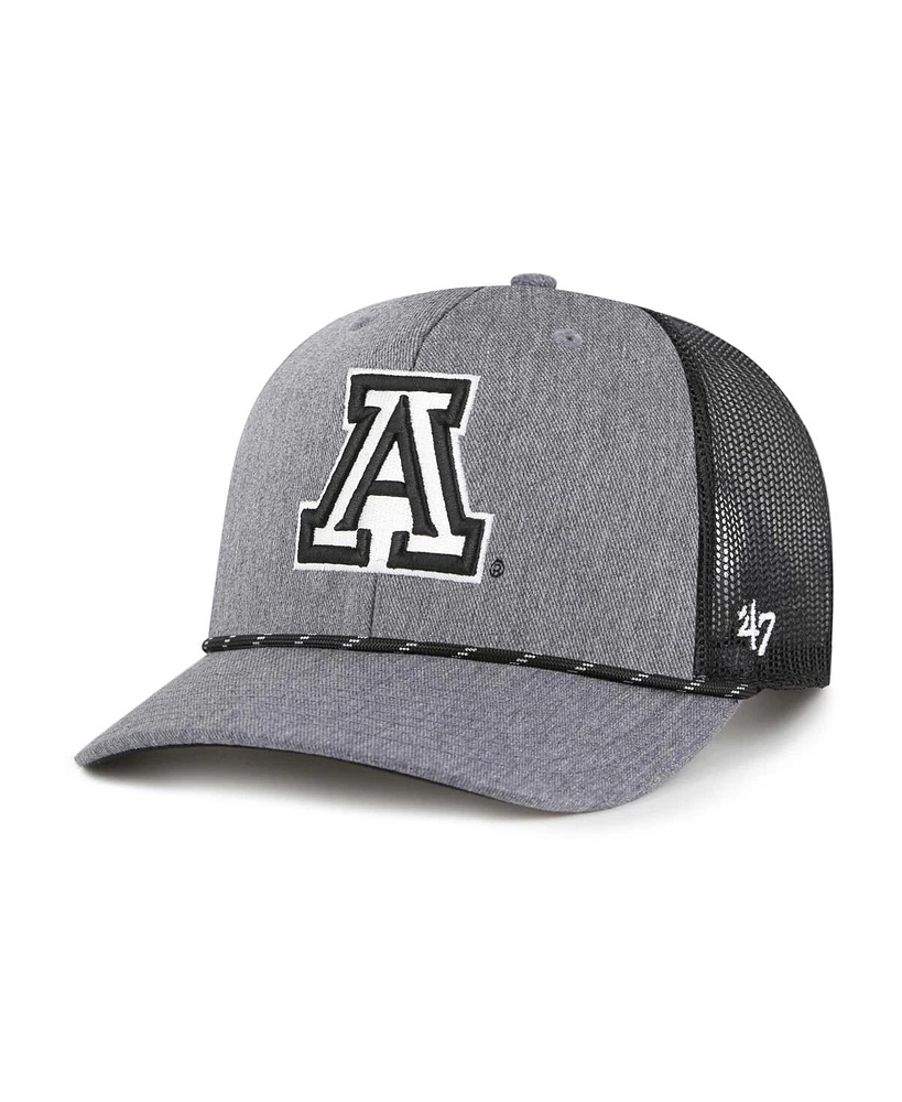 '47 Brand Men's Gray Arizona Wildcats Carbon Rope Adjustable Hat