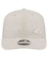 New Era Men's Natural Baltimore Ravens Flawless 9SEVENTY Stretch snap Hat
