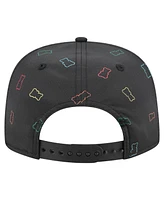 New Era Men's Black San Francisco 49ers Gummy Golfer Snapback Hat