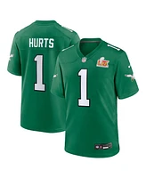 Nike Men's Jalen Hurts Kelly Green Philadelphia Eagles Super Bowl Lix 2nd Alternate Game Jersey