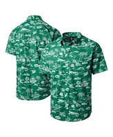 Reyn Spooner Men's Green New York Jets Throwback Pua Performance Shirt