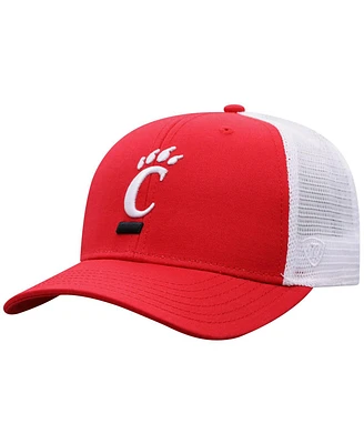 Top of the World Men's Red/White Cincinnati Bearcats Victory Baseline Adjustable Trucker Hat