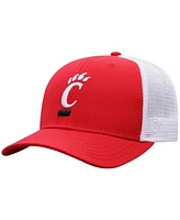Top of the World Men's Red/White Cincinnati Bearcats Victory Baseline Adjustable Trucker Hat