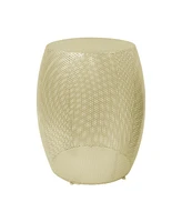 Round Metal Hollow Side Table Set