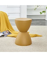Price stool musturd plastic stylish yellow side table