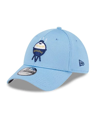 New Era Men's Light Blue Milwaukee Brewers City Connect Batting Practice 39THIRTY Flex Hat