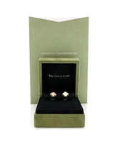 Pre-Owned Van Cleef & Arpels Sweet Alhambra Stud Earrings 18K Gold and Mother of Pearl