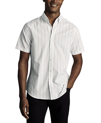 Charles Tyrwhitt Men's Stripe Poplin Shirt