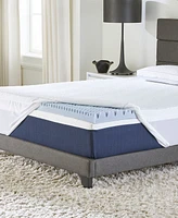 Comfort Tech 2" Convoluted Tranquility Foam Mattress Topper, Twin Xl