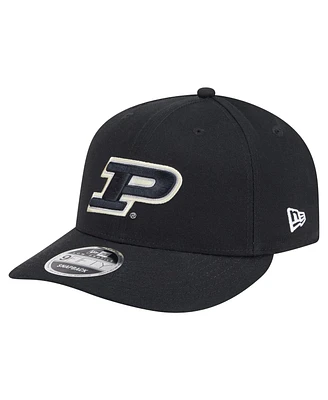 New Era Men's Black Purdue Boilermakers Low Profile 9FIFTY Snapback Hat