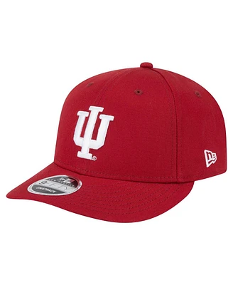 New Era Men's Crimson Indiana Hoosiers Low Profile 9FIFTY Snapback Hat
