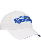 '47 Brand Women's White Kentucky Wildcats Pensacola Clean Up Adjustable Hat