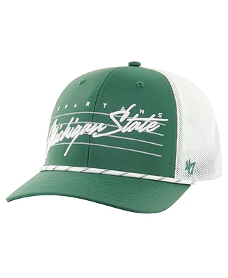 '47 Brand Men's Green Michigan State Spartans Downburst Trucker Adjustable Hat