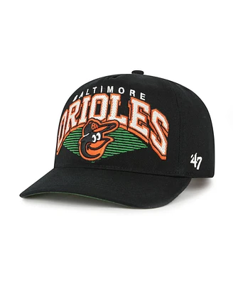 '47 Brand Men's Black Baltimore Orioles Pomona Hitch Adjustable Hat