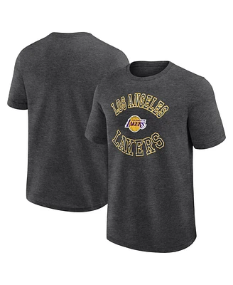 Logo Athletic Men's Heather Charcoal Los Angeles Lakers Success T-Shirt