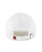 '47 Brand Men's White Alabama Crimson Tide Vault Clean Up Adjustable Hat