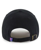 '47 Brand Men's Black Kansas Jayhawks Clean Up Adjustable Hat