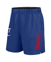 Nike Men's Royal Texas Rangers Woven Victory Performance Shorts