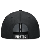 Nike Men's White/Black Pittsburgh Pirates Club Performance Adjustable Hat