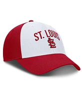 Nike Men's White/Red St. Louis Cardinals Club Performance Adjustable Hat