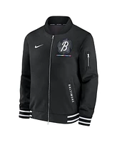 Nike Men's Black Baltimore Orioles Authentic Collection City Connect Full-Zip Bomber Jacket