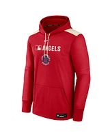 Nike Men's Red Los Angeles Angels Authentic Collection City Connect Therma Pullover Hoodie
