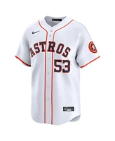 Nike Men's Cristian Javier White Houston Astros Home Limited Player Jersey