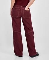Celebrity Pink Juniors' Slouchy Skater Wide-Leg Jeans