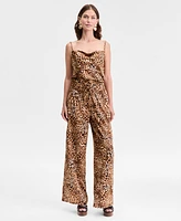 I.n.c. International Concepts Women's Cheetah-Print Wide-Leg Pants, Exclusively at Macy's