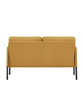 Gold Sparrow 49.5" Polyester Fremont Loveseat, Created for Macy's