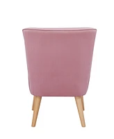 Gold Sparrow 21.75" Polyester Finch Accent Chair, Created for Macy's